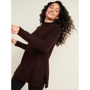 NWT old navy cozy tunic burgundy heather size S TALL